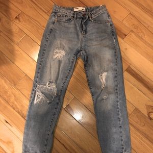 Ripped Mom Jeans